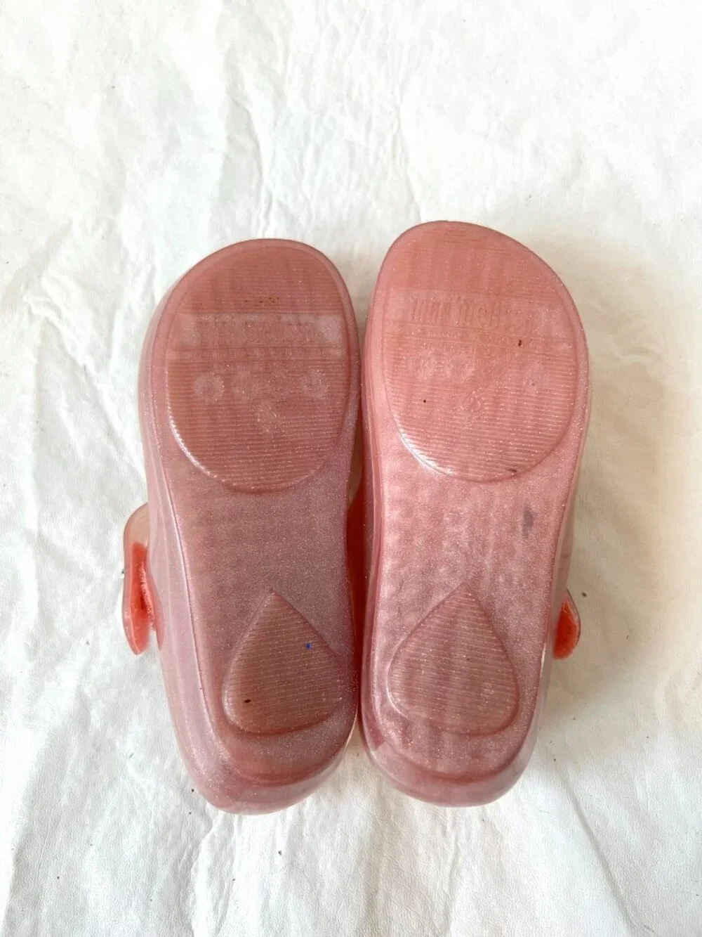 Mini Melissa mary janes Ultragirl jelly shoes Ballerina dancer size 11 pink - Picture 8 of 12